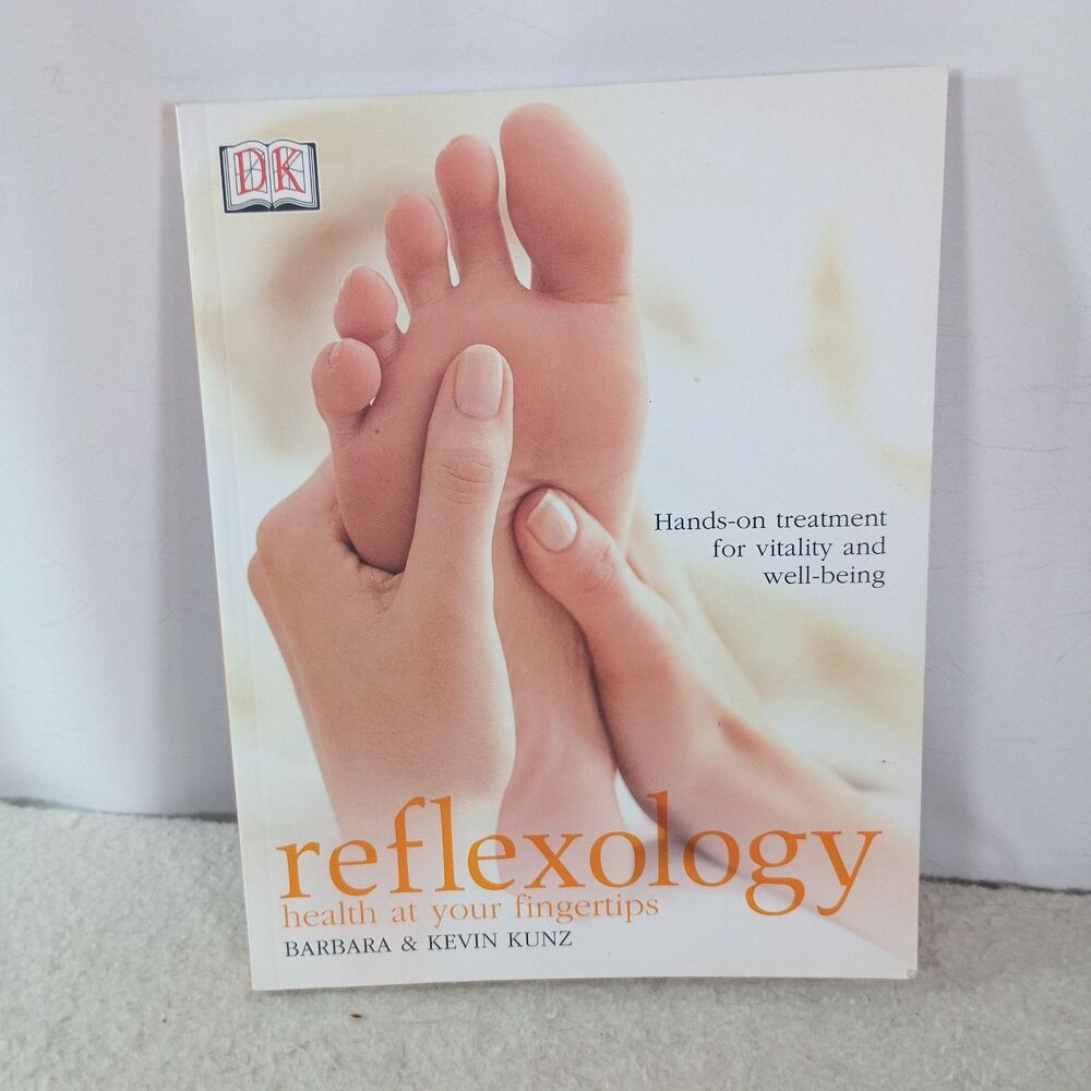 Reflexology Health at Your Fingertips Barbara Kevin Kunz DK 2003 Foot Hand Guide
